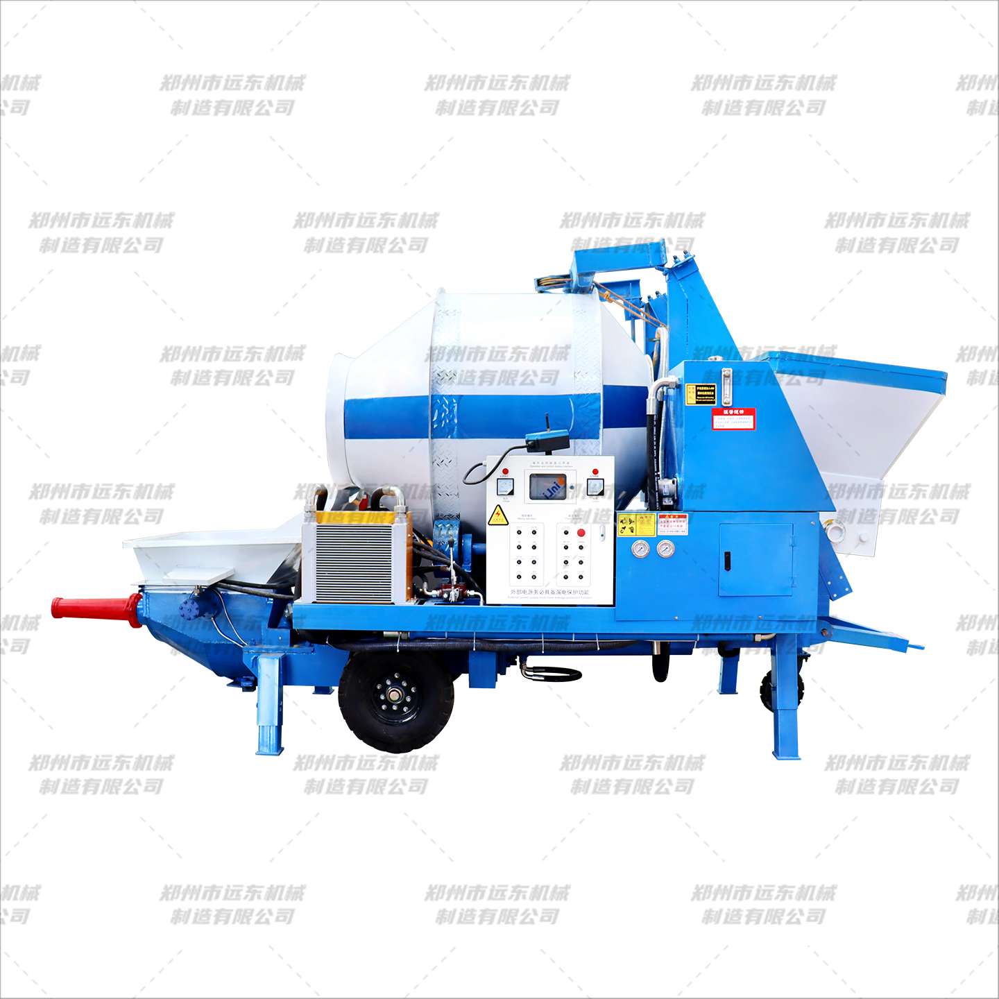 混凝土搅拌输送一体机(图2)