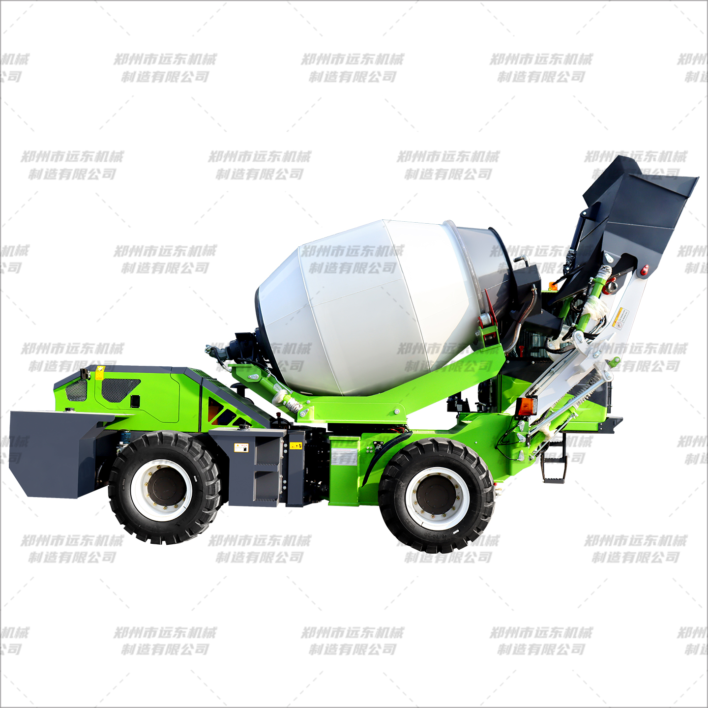 混凝土自上料搅拌机(图1)